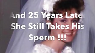 25 years after our wedding day, we made our first sextape.