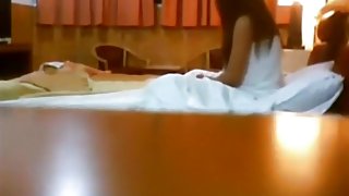 Petite pattaya streetslut sucks and rides an old white guy with condom