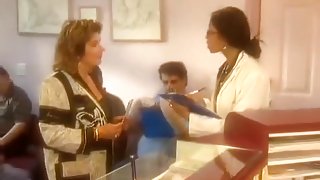Busty lesbian doctor ravishes her beautiful female patient