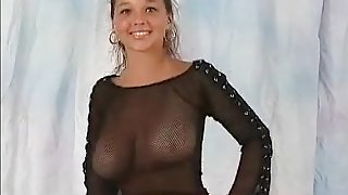 big boobs teen model bouncing her huge naturals