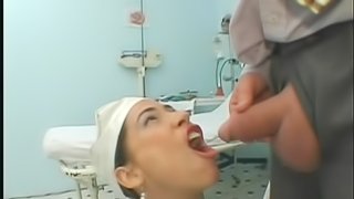 Amateur cougar nurse gets hardcore pussy throbbing at the hospital