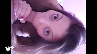 POV amateur teen girl blowjob