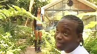 Hypnotized Ebony With Long Hair Get Penetrated Hardcore