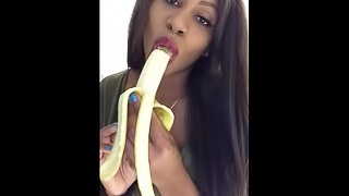 ASMR - Coworker Roleplay - Twerking - Banana Eating - EbonyLovers