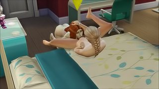 Town slut fucks the neighbors! Eps 1 Sims 4