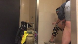 Airport bathroom fuck!