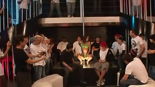 Smoking hot stripper gets banged by 50 dudes